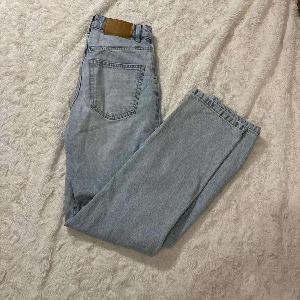 Cotton On Light Blue Straight Leg Jeans - Picture 3 of 3